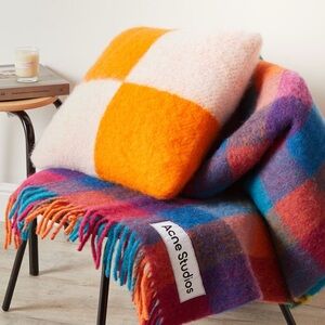 Acne Studios Vally Alpaca & Wool Blend Blanket Wrap